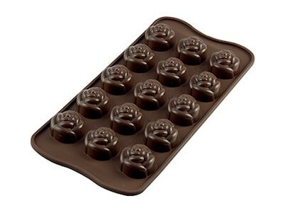 Eeasy Choco SCG13 ROSE Silikonform Ø 2,8 cm x H 1,8 cm Eeasy Choco SCG13 ROSE Silikonform Ø 2,8 cm x H 1,8 cm
