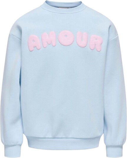 Kids Only Kogmarisa sweatshirt til barn Ballad Blue (110/116) 110/116