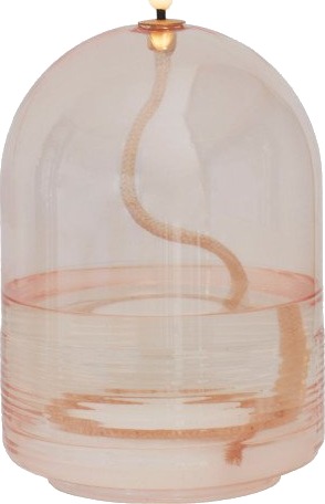 Sirius Dea oljelampe batteri rosa 15 cm