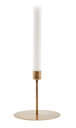 House Doctor Anit Lysestake Antikk Messing 12 cm med Jern House Doctor Anit Lysestake Antikk Messing 12 cm med Jern