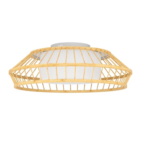 Eglo Yuku-Z taklampe bambus Ø46 - RGB + TW - Zigbee Bluetooth