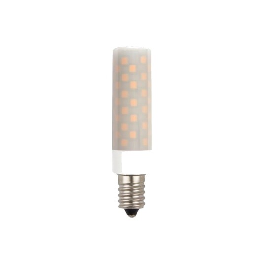 Spl E14 6W LED rørpære 8cm 660lm dimbar opalt glass Dimbar : Dimbar Kulør : Varm Spl E14 6W LED rørpære 8cm 660lm dimbar opalt glass Dimbar : Dimbar Kulør : Varm