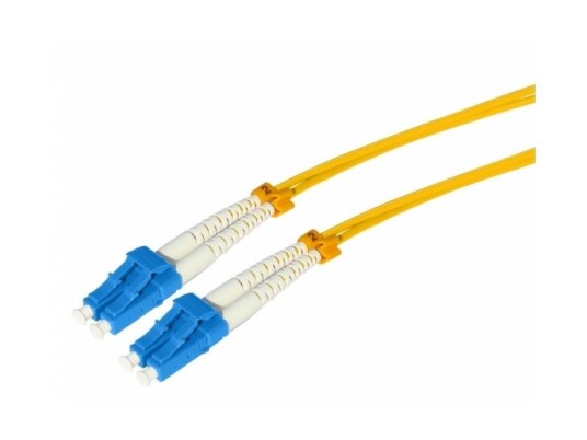 Tecline Lwl Patch Cable Hd 9/125 Μm Singlemode Os2-Faser Lc Duplex Plug/Stecker Gelb 5,0 M (799Ll05)