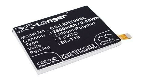 LG H791F batteri (2600 mAh 3.8 V)