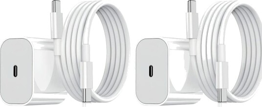 Samsung Hurtiglader 25W USB-C med Adapter og Kabel 2m - 2-Pakning Samsung Hurtiglader 25W USB-C med Adapter og Kabel 2m - 2-Pakning