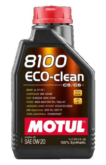 Motorolje MOTUL 8100 ECO-CLEAN 0W20 1L