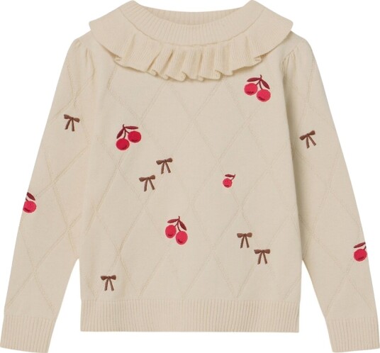 Fliink Genser Strikk Nova Sandskall Fliink 1 1½ år (80 86) Genser Beige