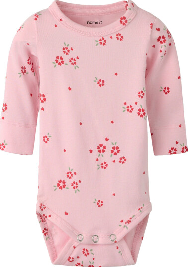 Name It Body I/e NbfNallina Parfait Pink Name It 1½ år (86) Langermet Body Rosa Rød