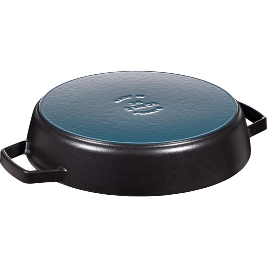 Staub Pans Series Sautépanne med To Håndtak Sort 26 cm