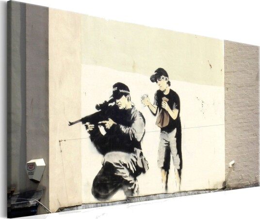 Tavla Sniper And Banksy 120x80 cm