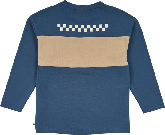 Müsli Genser Racing trykt Navy Müsli 4 år (104) Genser Beige Blå Brun Marineblå