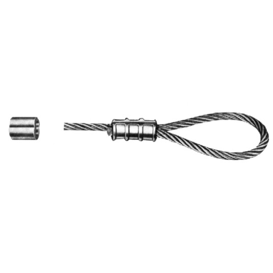 Nicopress hylse 3 mm Nicopress hylse 3 mm