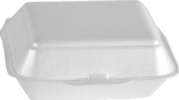 Burgerboks Stor 185X145x73 Mm Xps Hvid Hp2,4 Pk X 150 Stk/Krt