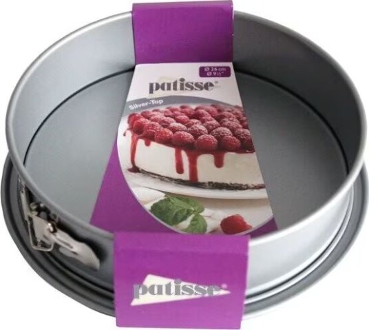 Patisse Kakeform med kant 26 cm Sølv Topp universal Patisse Kakeform med kant 26 cm Sølv Topp universal