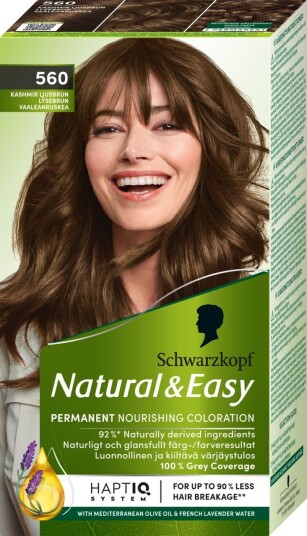 Schwarzkopf Professional Natural & Easy 560 Cashmere Light Brown Schwarzkopf Professional Natural & Easy 560 Cashmere Light Brown