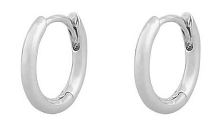 Snö Of Sweden Sevilla Small Ring Earring Plain Silver 12mm Snö Of Sweden Sevilla Small Ring Earring Plain Silver 12mm