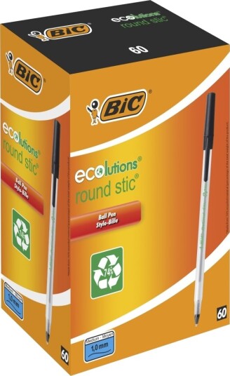 Kulepenn Bic Ecolutions Round Stick Sort
