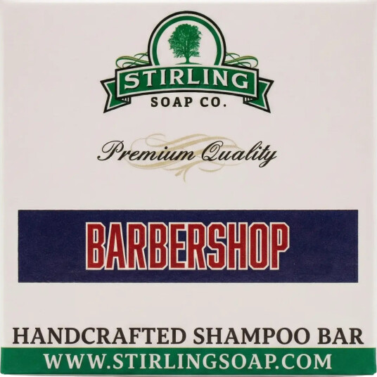 Stirling Soap Co. sjampo i fast form Barbershop 107g Stirling Soap Co. sjampo i fast form Barbershop 107g
