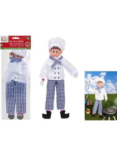 Elves Behavin" Badley Elf Chef Outfit With Lue