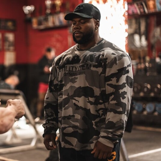 Gasp Thermal gym sweater Asphalt / M