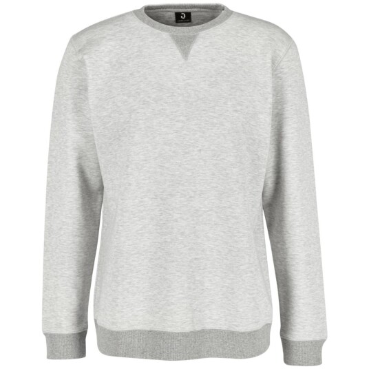 JOBELINE Sweatshirt herre Dean lang arm; Størrelse S; Lysegrå