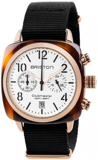 Briston Herreklokke 17140.PRA.T.2.NB Classic Sølvfarget/Tekstil