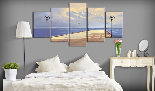 Tavle Seaside Walk 200X100 Artgeist sp. z o. o.