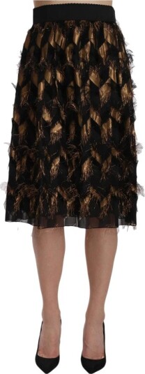 Dolce & Gabbana Dame Skjørt Flerfarget S,