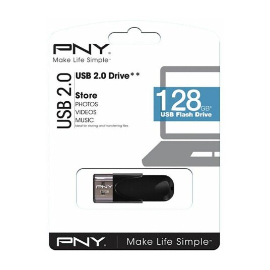 PNY Attache 4 USB 3.1 minnepenn 128 GB PNY Attache 4 USB 3.1 minnepenn 128 GB