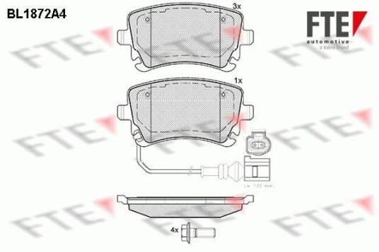 Bremseklosser FTE 9010453