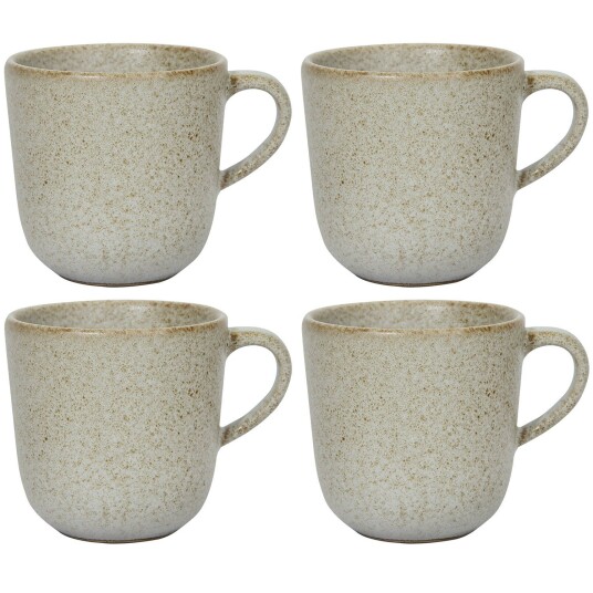 Aida Raw Kaffekopp 25 cl 4 pk Sandy Beige
