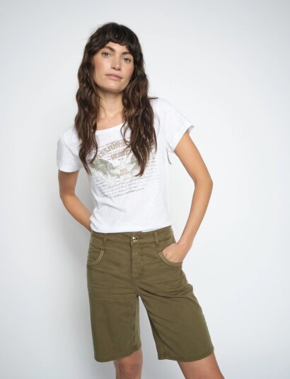 MOS MOSH Mmnaomi Treasure Shorts Khaki green 33