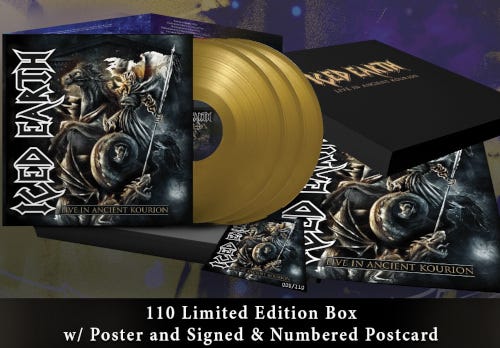 Iced Earth Live in Ancient Kourion LP/Vinyl