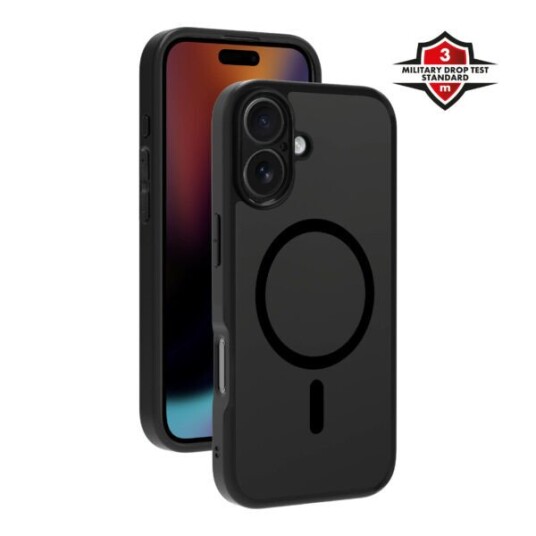 X2O Mag Frosted Deksel til iPhone 17 Pro Matt Svart