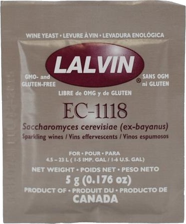 Lallemand Lalvin EC-1118 5g Lallemand Lalvin EC-1118 5g