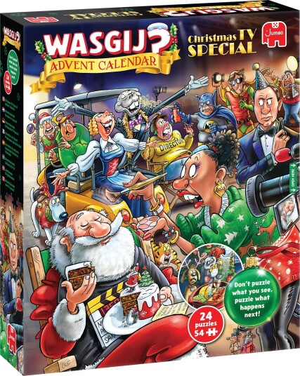 Puslespill 24 x 54 Pcs Wasgij Julekalen