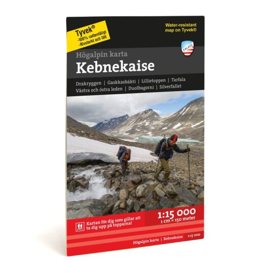 Calazo förlag Högalpin karta - Kebnekaise 1:15 000 OneSize NoColour Calazo förlag Högalpin karta - Kebnekaise 1:15 000 OneSize NoColour
