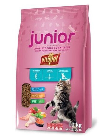 Vitapol Karma Dla Kota Junior 10Kg
