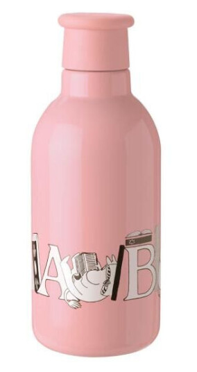 RIG-TIG - Moomin ABC termoflaske 0,5L salmon