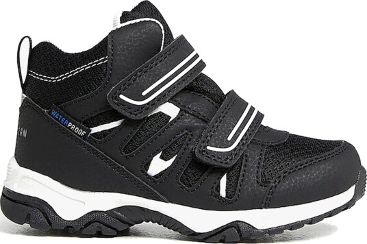 Nordbjørn Mercury Mid WP Fleecefôrede Sneakers, Black/White, 32