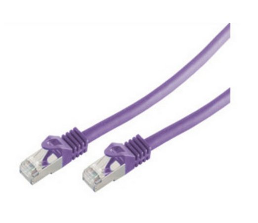 shiverpeaks RJ45 patchkabel S/FTP PIMF Cat.7 fiolett 1,0m
