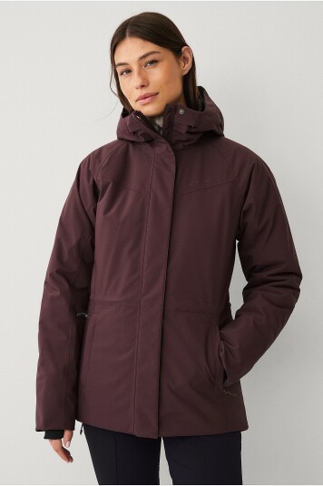 Áhkká Skijakke Outdoor Jacket Padded Brun