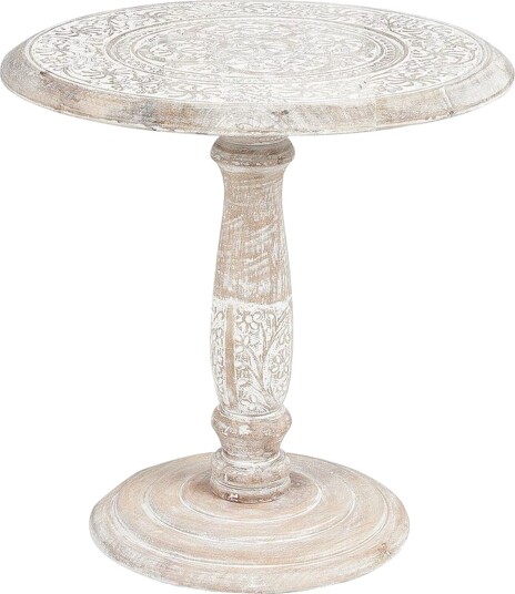 Drusilla Sidebord 45 cm - Lyst tre/Hvit