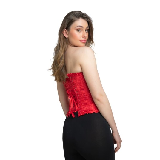 Wicked Costumes Ltd Deluxe Korsett Rød S