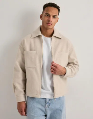 Que Sera Sera Ozzy Overshirt Overshirts Beige