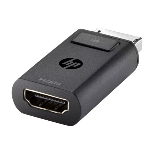 HP DisplayPort til HDMI Adapter - Svart Videoadapter for EliteBook og ProBook HP DisplayPort til HDMI Adapter - Svart Videoadapter for EliteBook og ProBook