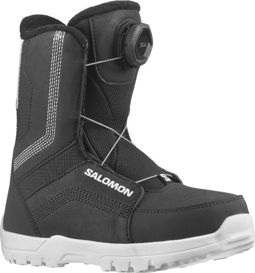 Salomon Kids' Whipstar Boa Black/Black/White Black / Black / White 18