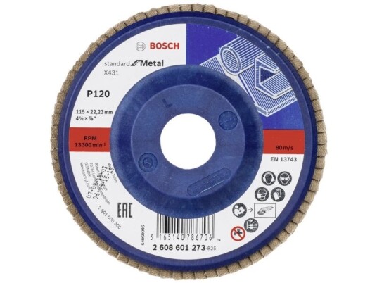 Bosch X431 Lamellslipeskive 115 mm P120