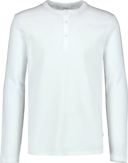 Lindbergh Basic Granddad Tee L/S   WHITE   3XL