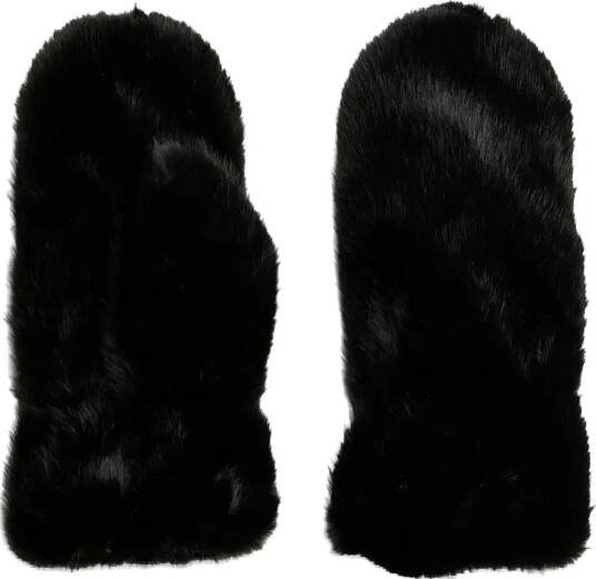 Pieces Pcjutlandia Mittens Bc - BLACK - S/M